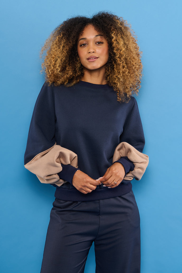 Froks Isabel Sweatshirt / Indigo & Sesame