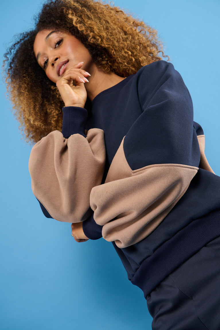 Froks Isabel Sweatshirt / Indigo & Sesame